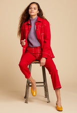 Red Twill Ranch Pant