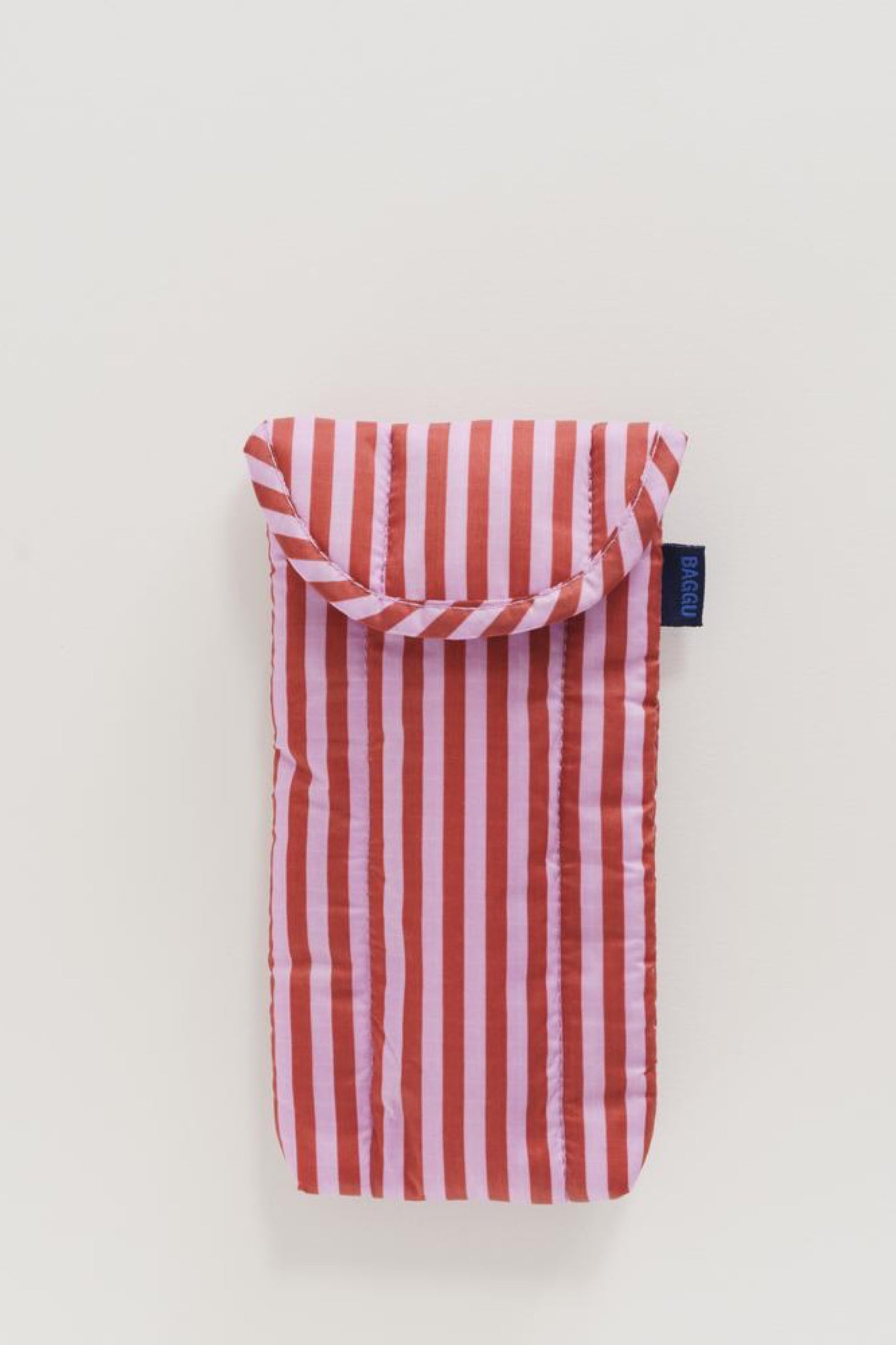 Baggu Puffy Glasses Sleeve in Peach Wavy Gingham NWT Baggu Puffy Glasses Sleeve – Gift Horse main image 3