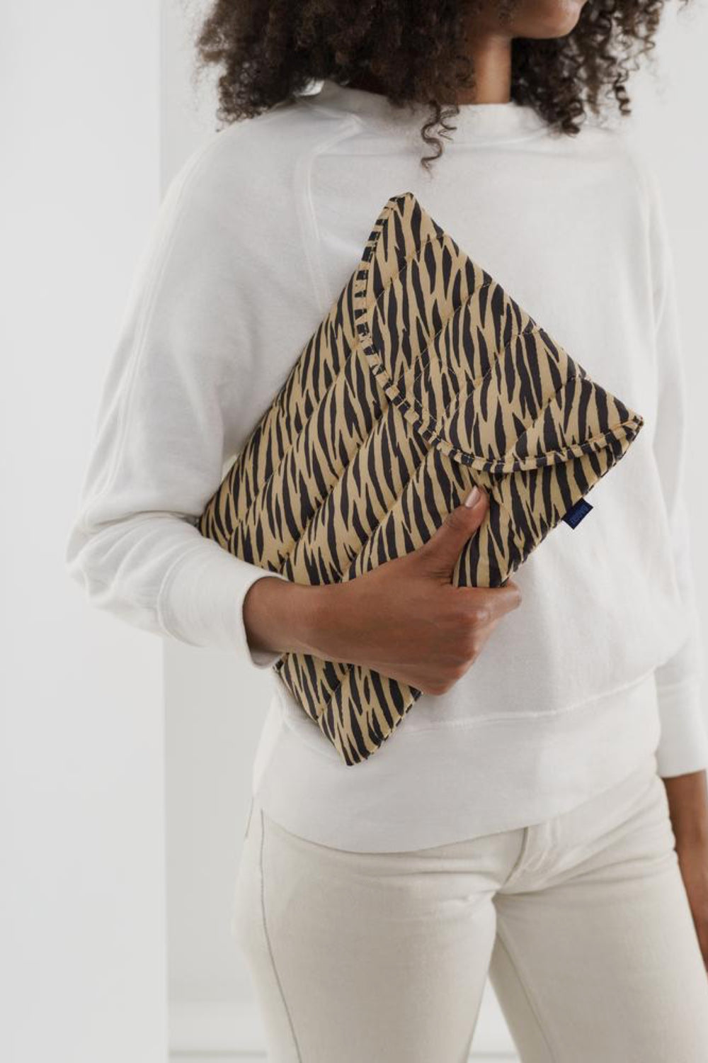 Tiger Stripe Puffy Laptop Sleeve — Prism Boutique