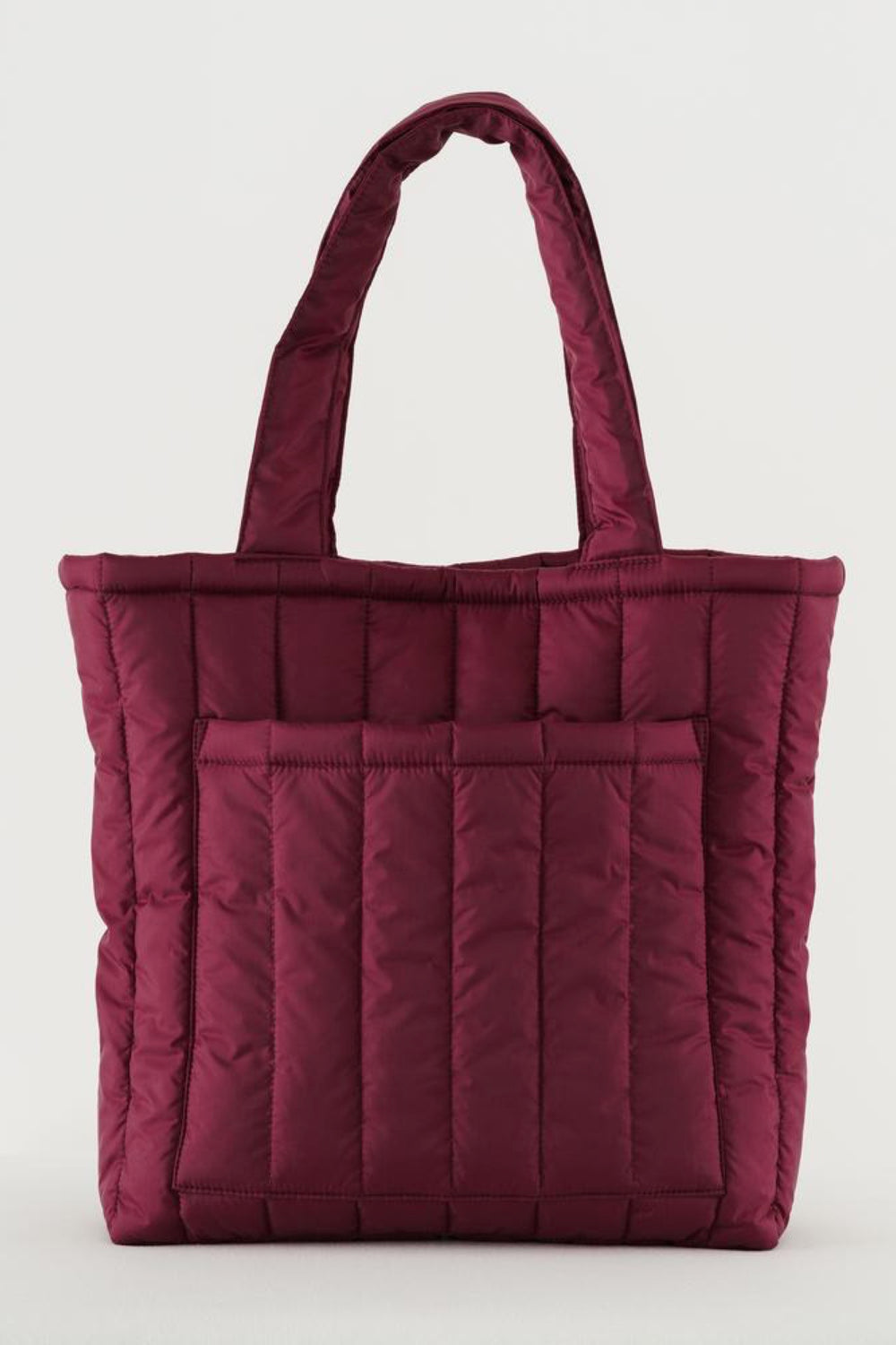 Cranberry Puffy Tote