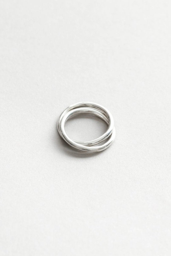 Silver Celine Ring