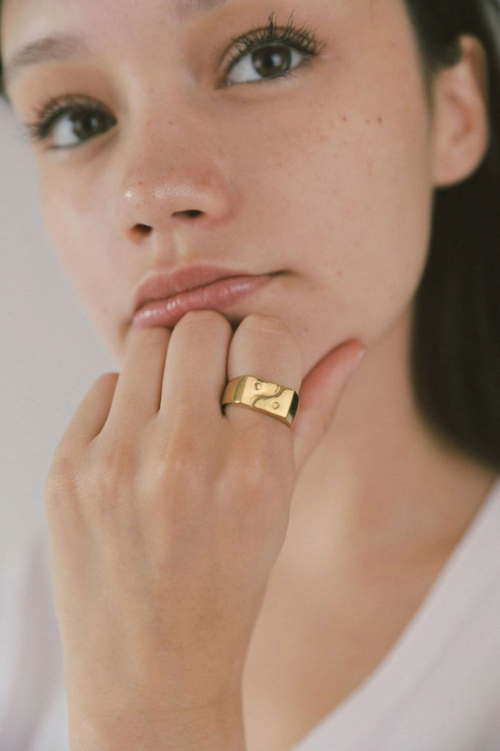Gold Paxton Signet Ring