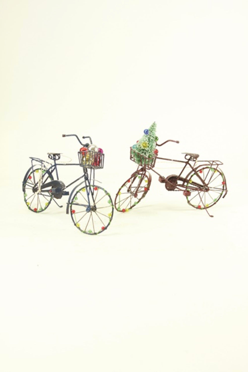 Brown Holiday Bike Ornament
