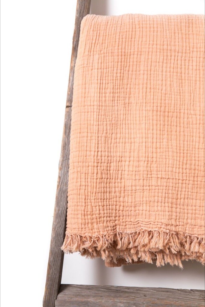 Peach Alaia Bed Cover