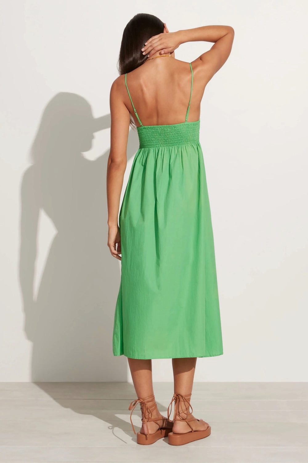Green Bryssa Midi Dress