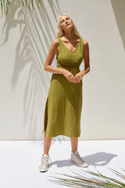 Moss Green Kayla Dress