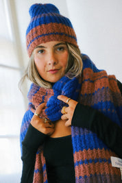 Blue Alana Scarf
