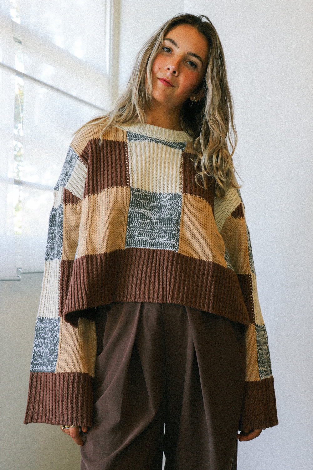 Brown Finley Sweater