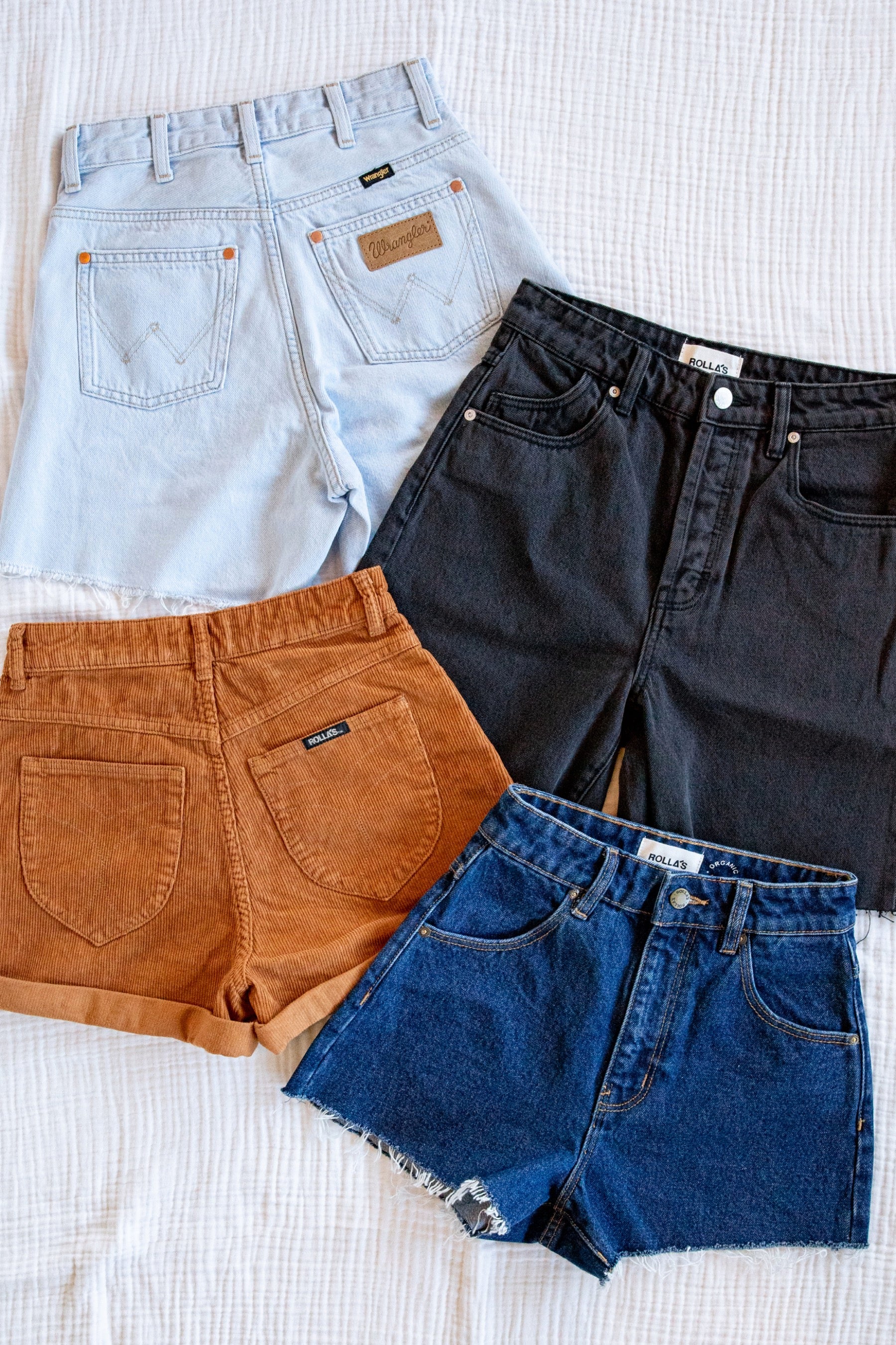 Tan Cord Dusters Shorts