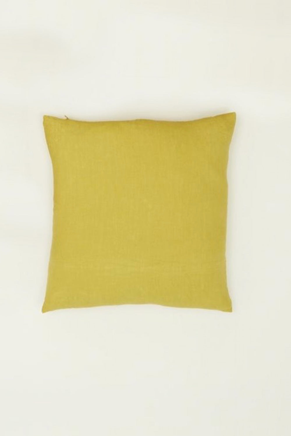 Mustard Simple Linen Pillow