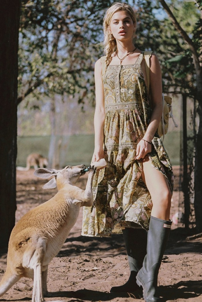 Jungle online midi sundress