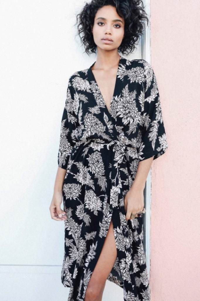 Black Dahlia Jane Robe
