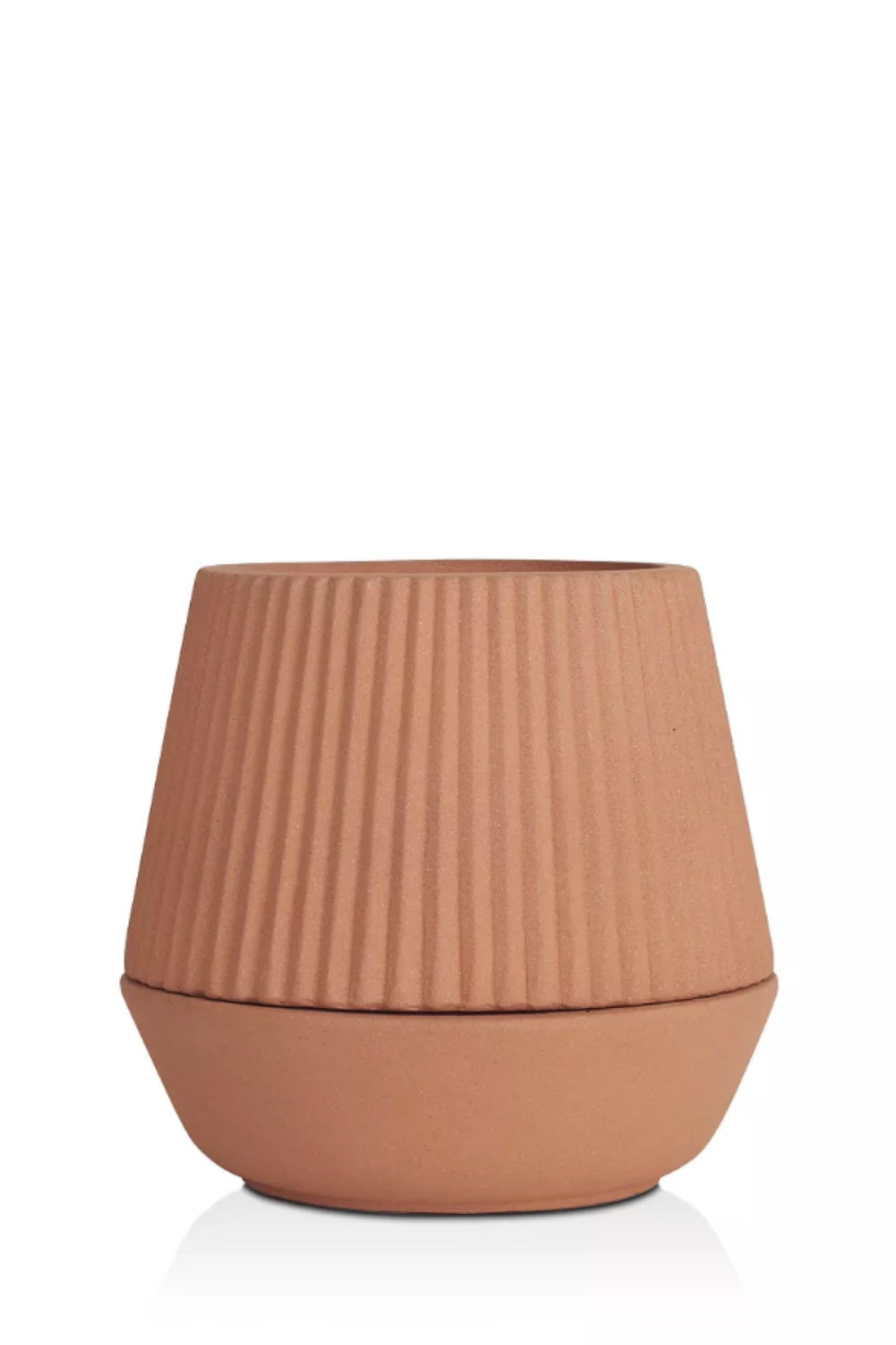 Terracotta Pleated Planter