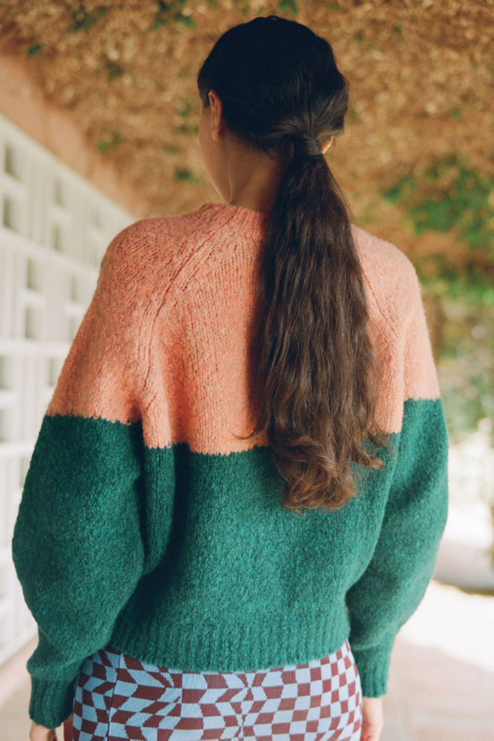 Smoke Green Yin Yang Sweater