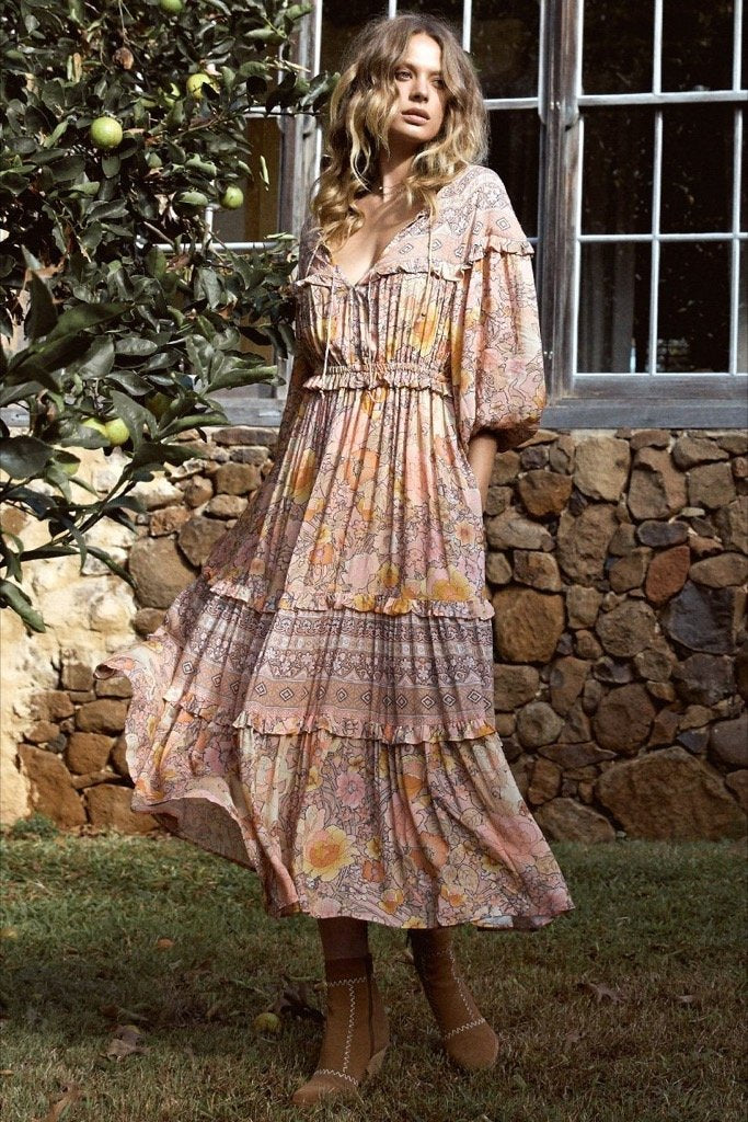 SPELL avond Jungle Midi Skirt