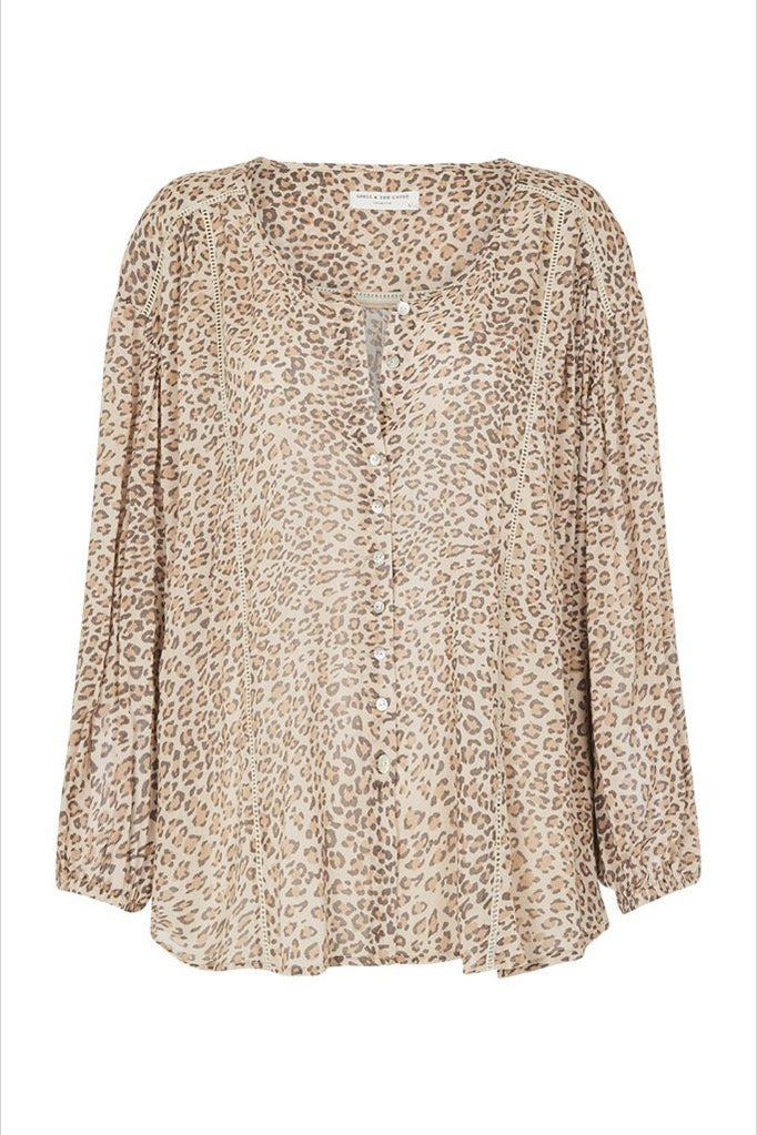 Cheetah Frankie Blouse