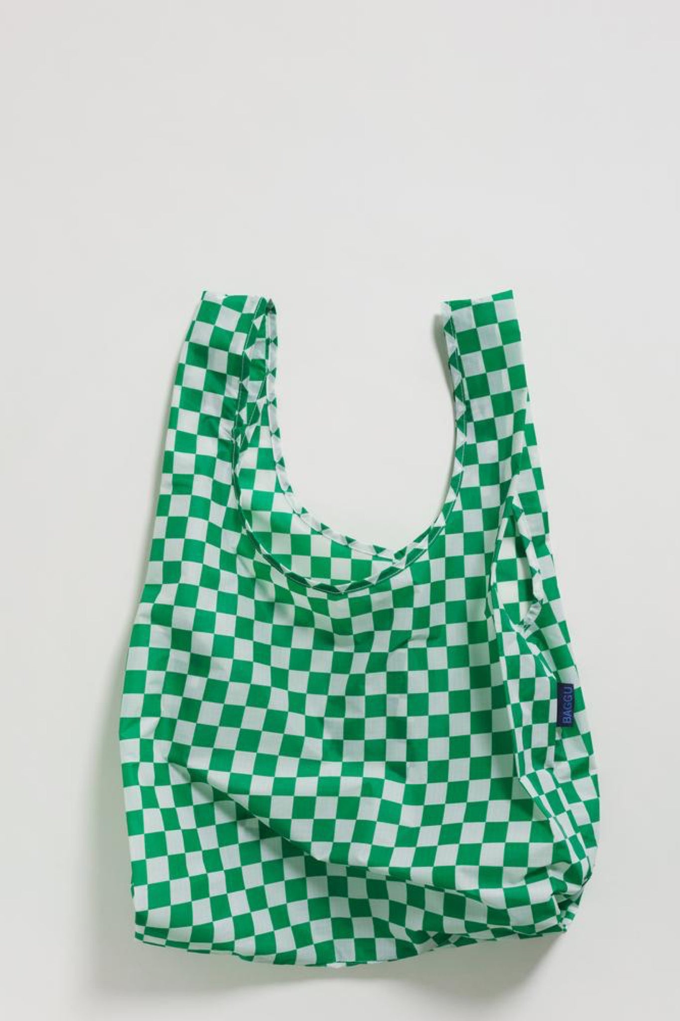 Green Checkerboard Baggu – Prism Boutique - Main Image
