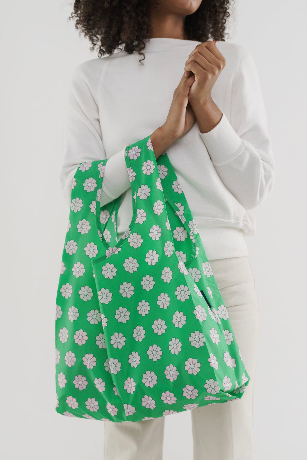 Green Daisy Baggu