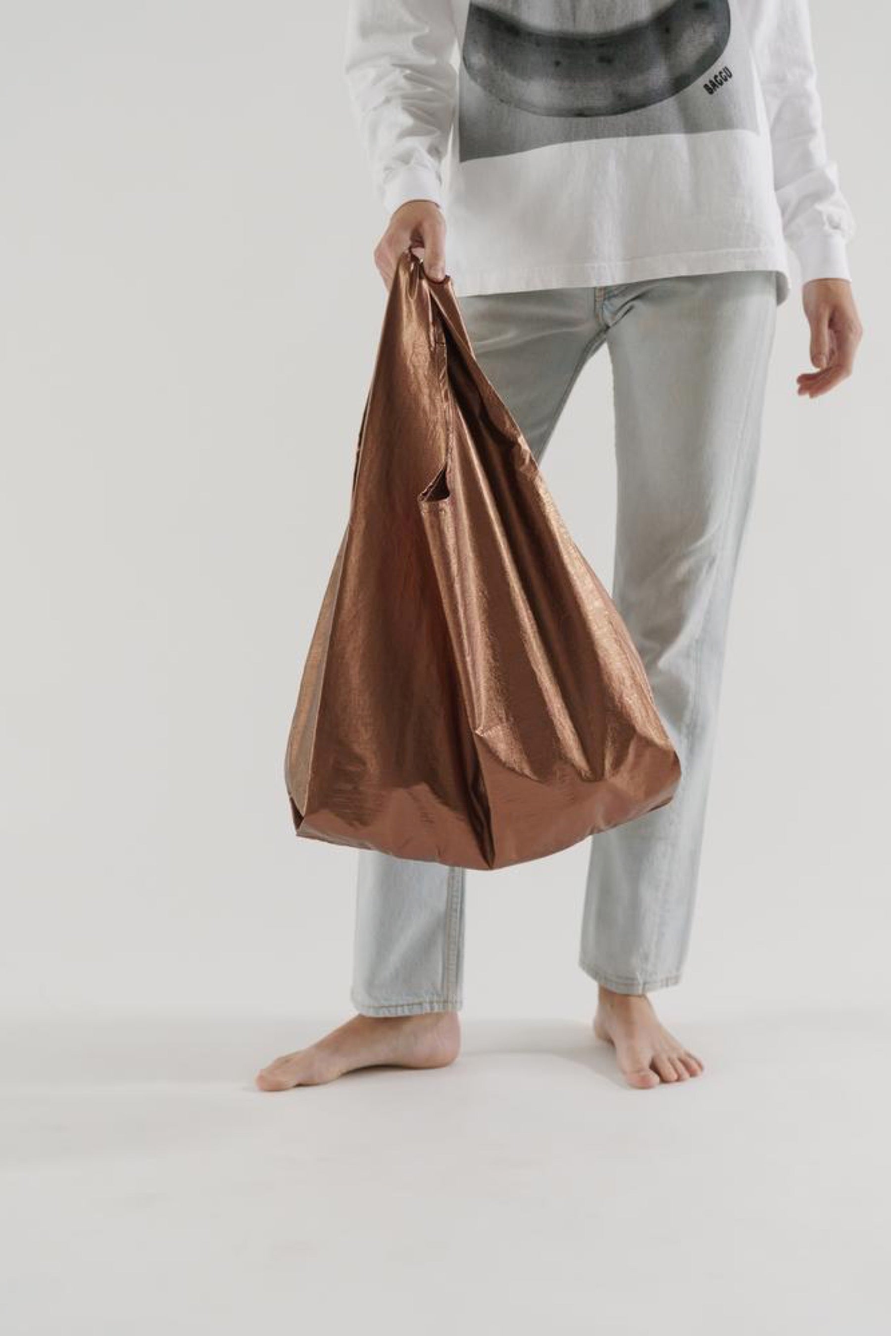 流行り の ブランド  Metallic Copper Baggu Boutique Prism – バッグ