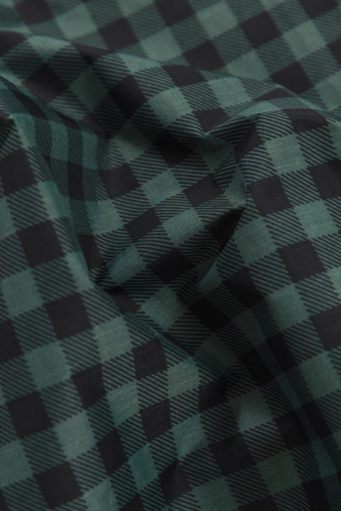 Green Gingham Baggu