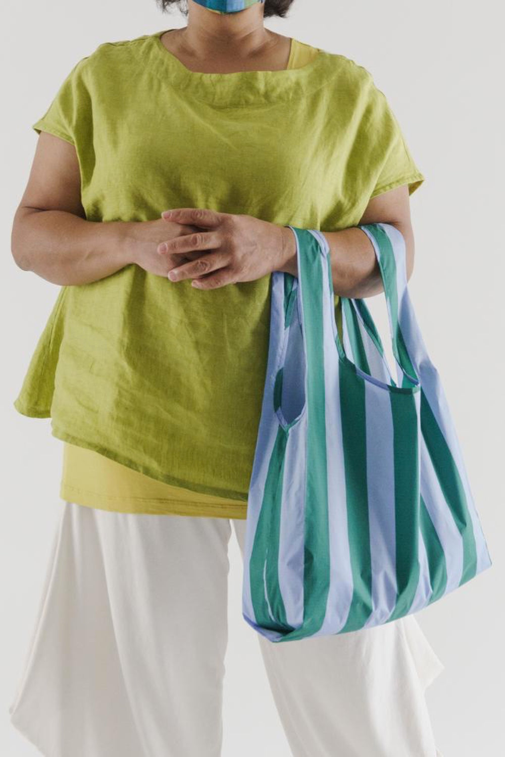 Periwinkle Stripe Baggu