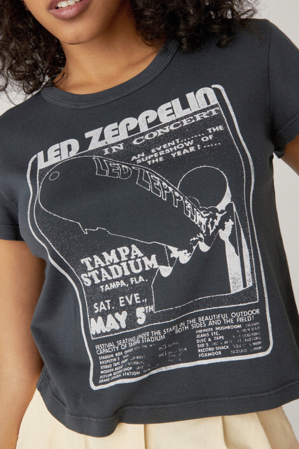 Led Zeppelin In Concert Shrunken Tee