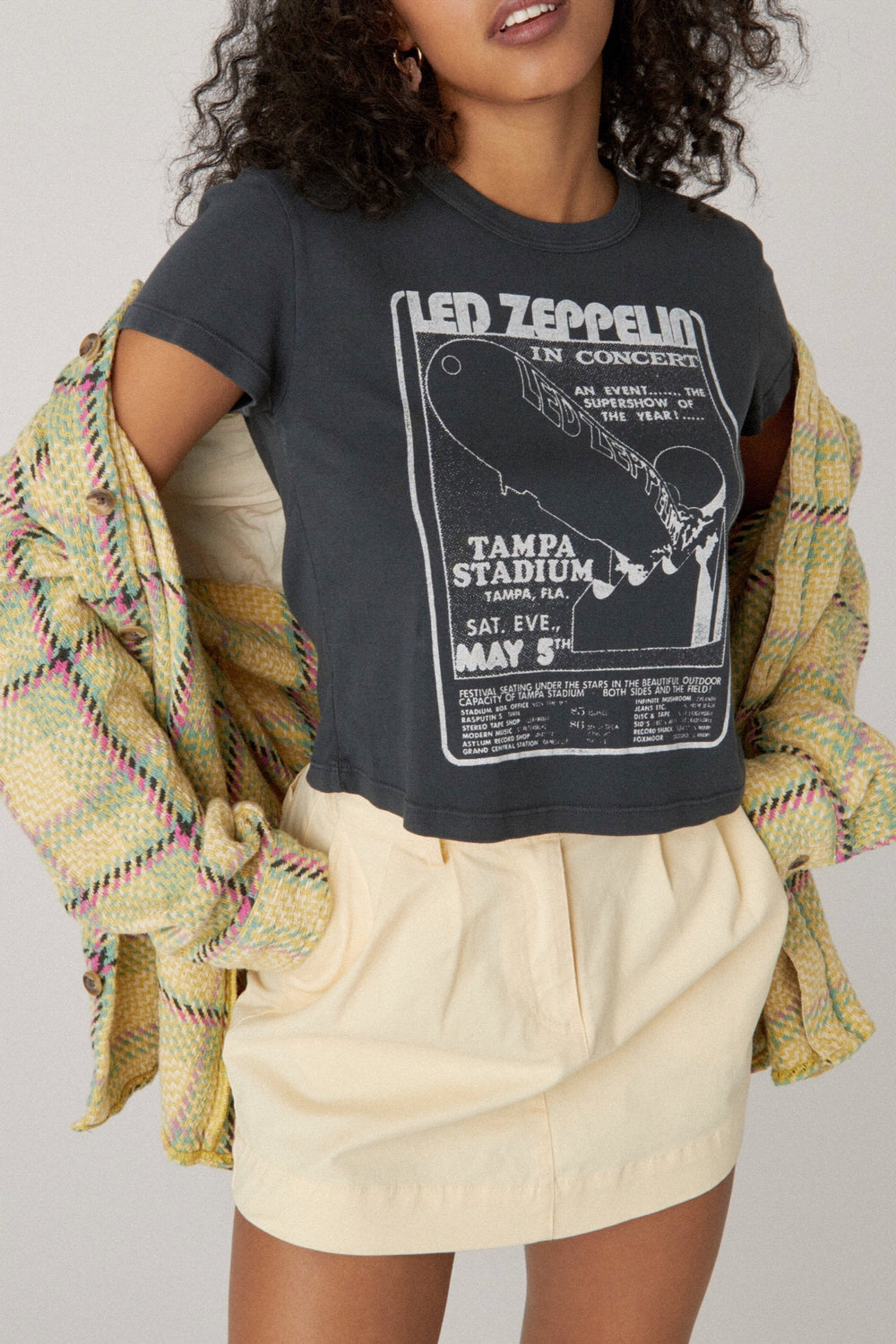 Led Zeppelin In Concert Shrunken Tee