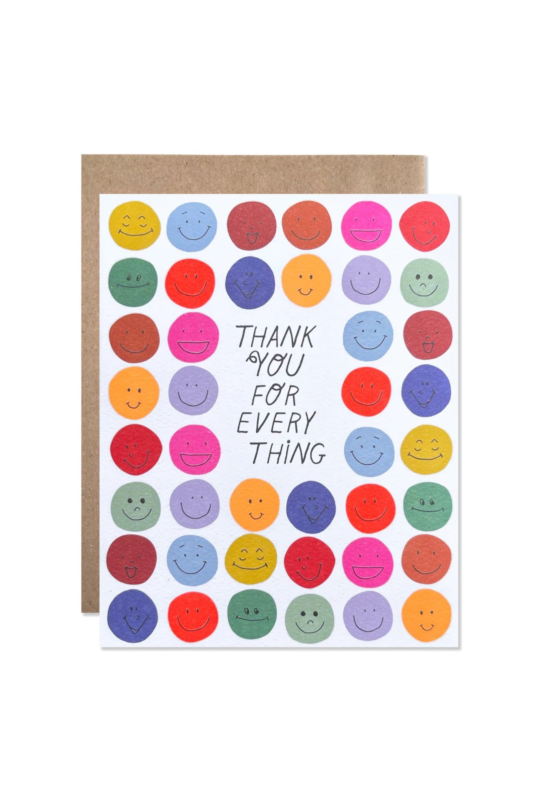 Thank You For Everything Smileys Card
