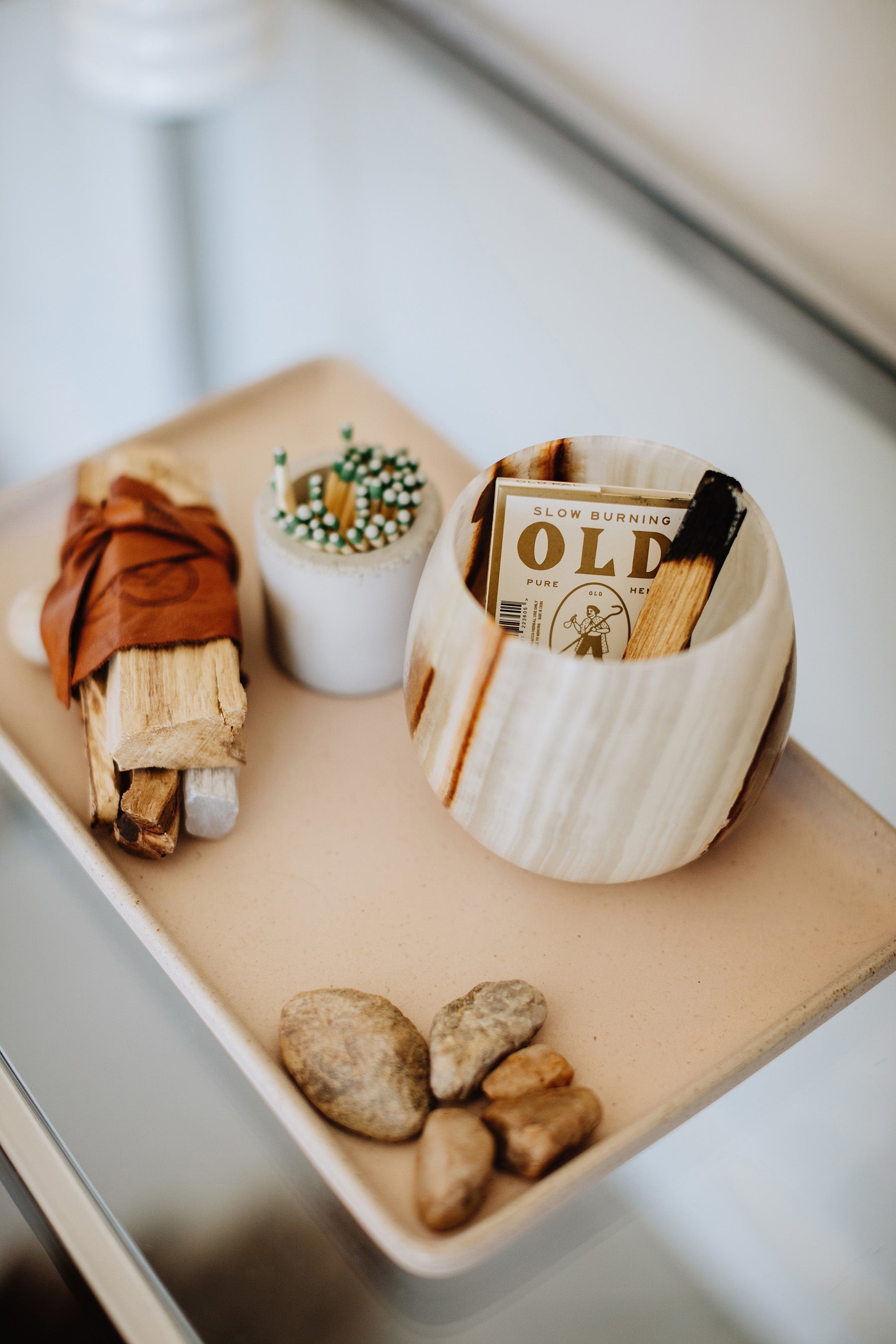 Clay Palo Santo Selenite Bundle