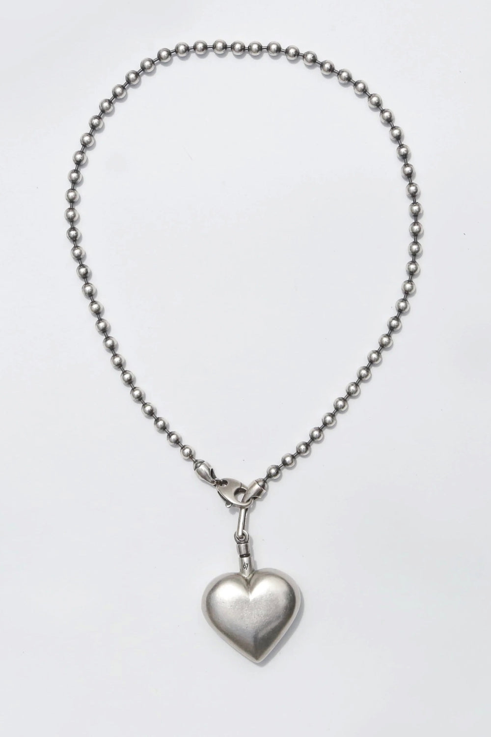 Silver The Heart Necklace