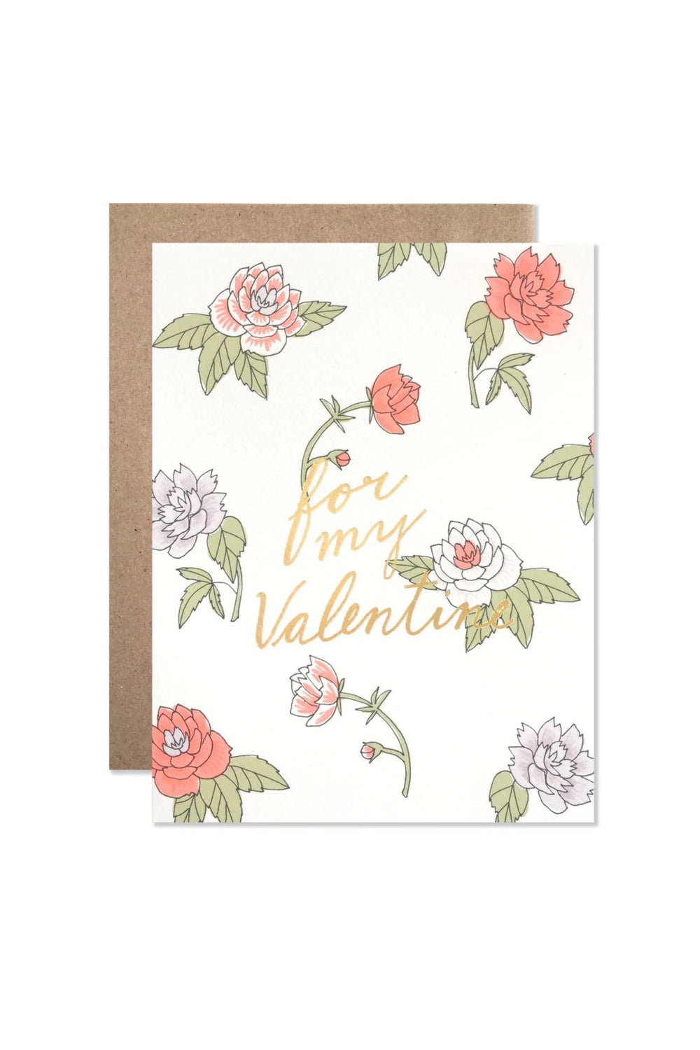 Valentine Florals Card