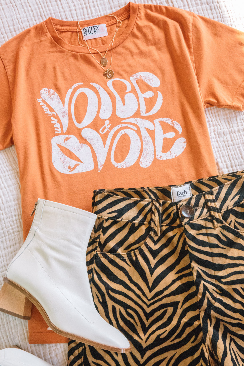 Rust Voice & Vote Tee
