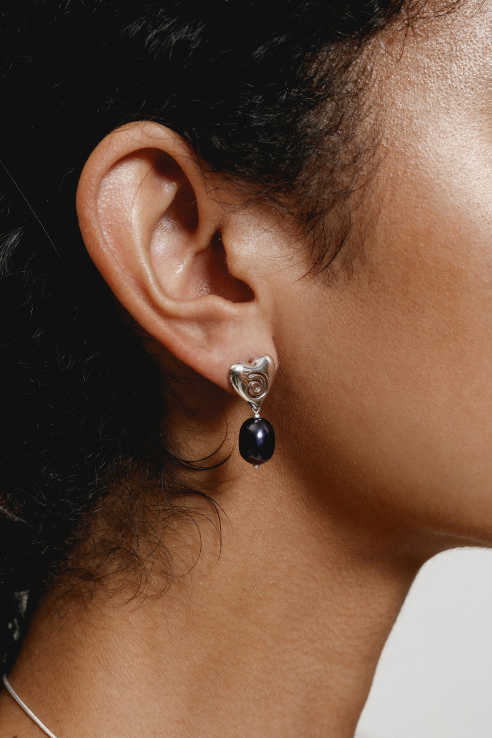 Silver Jade Earrings