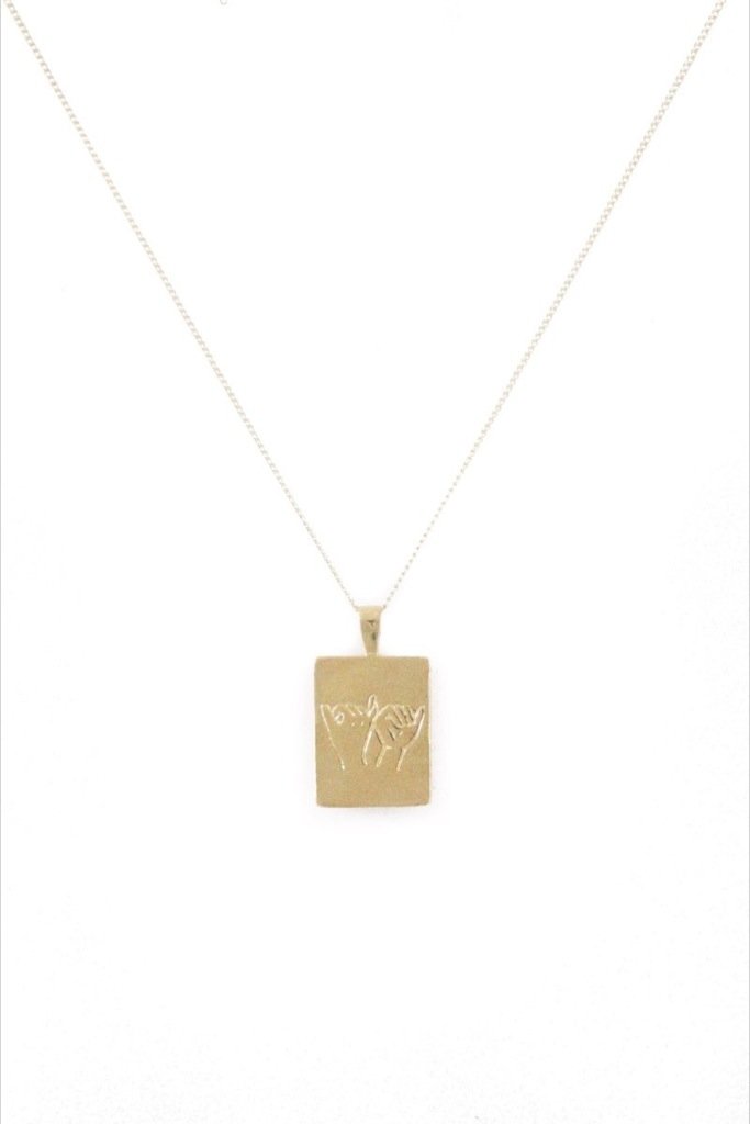 Gold Pinky Swear Necklace