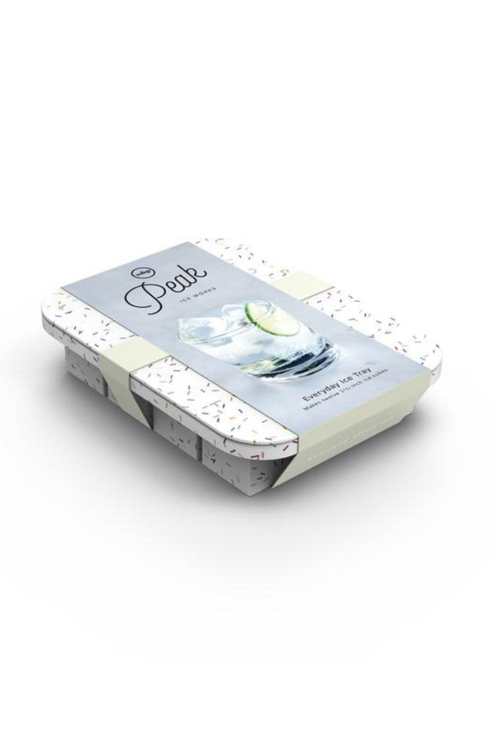 White Speckled Everyday Ice Tray