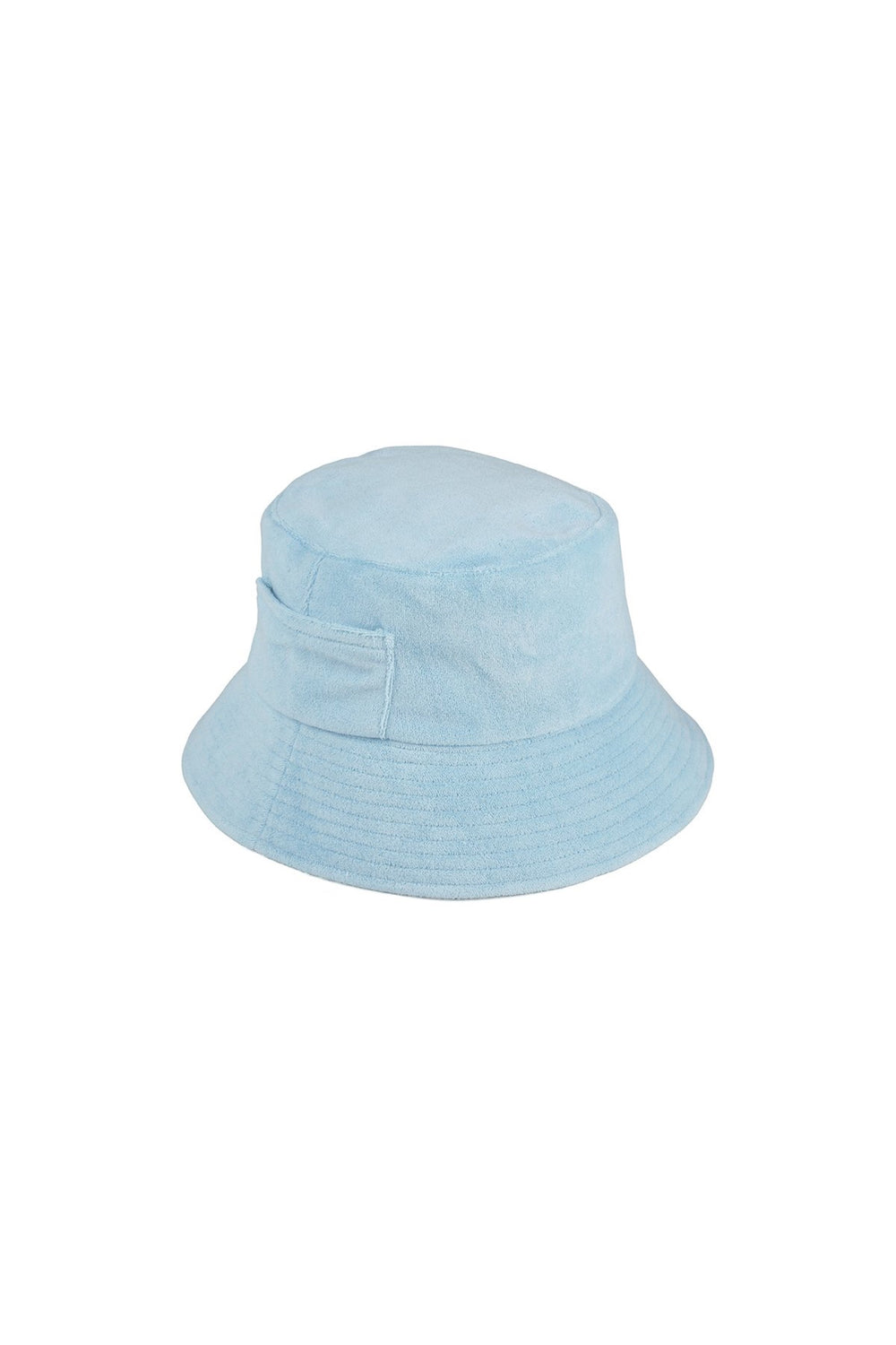 Aqua Terry Wave Bucket Hat