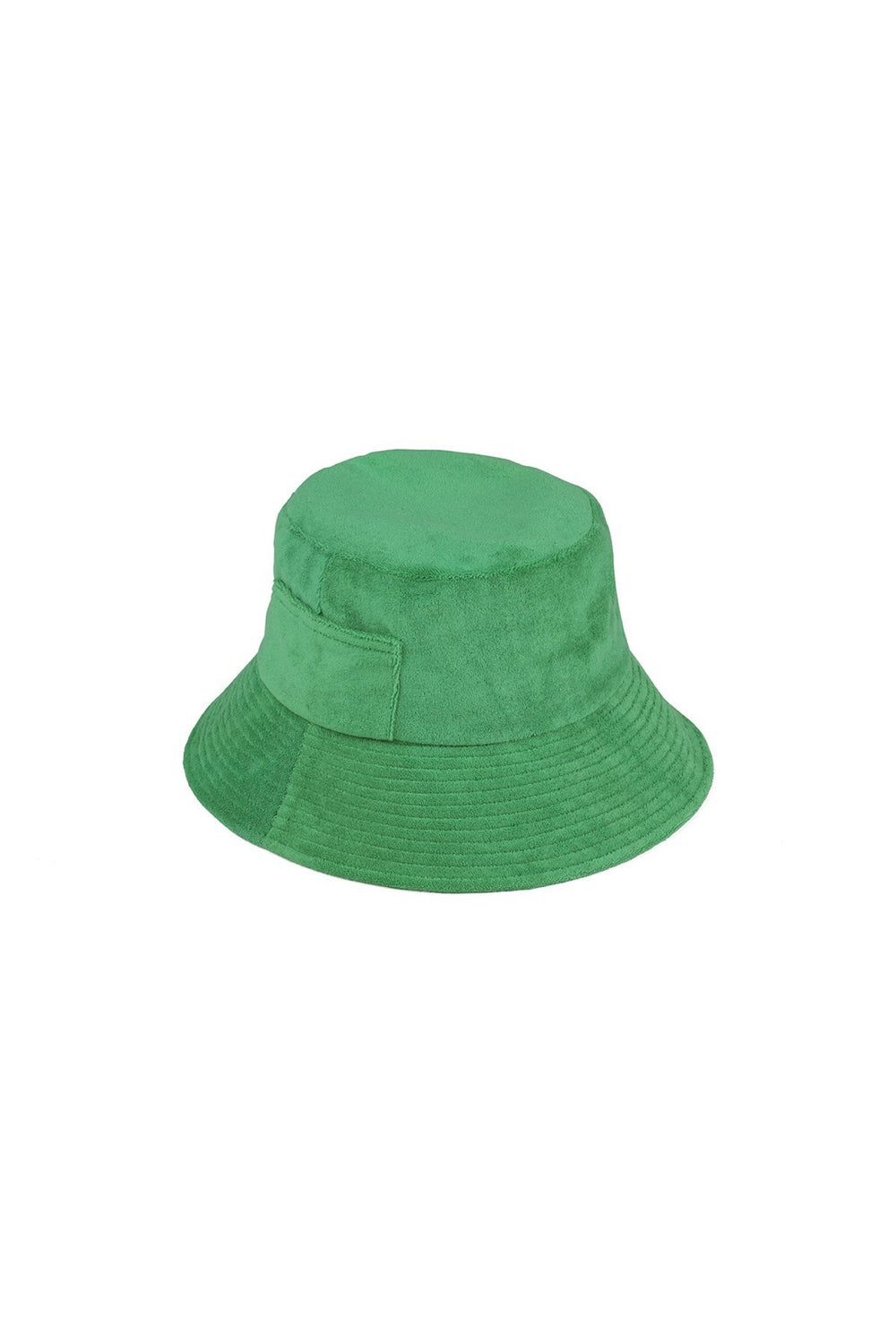 Green Terry Wave Bucket Hat