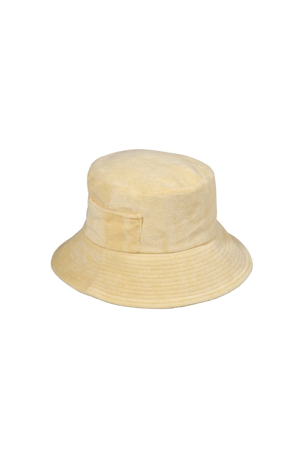 Yellow Terry Wave Bucket Hat