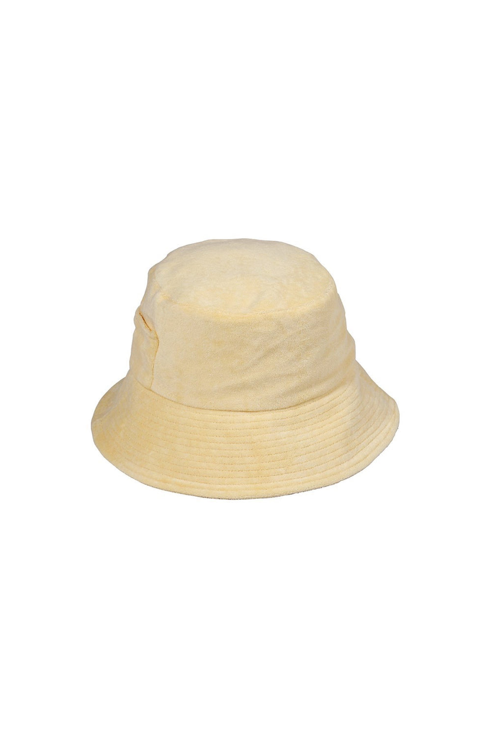 Yellow Terry Wave Bucket Hat