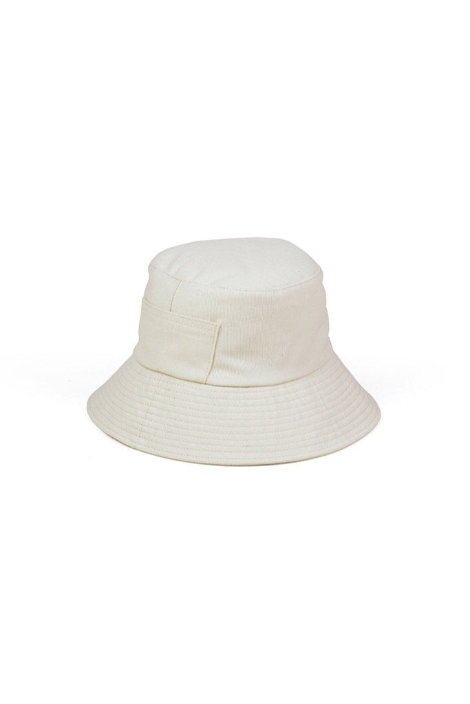Cream Wave Bucket Hat