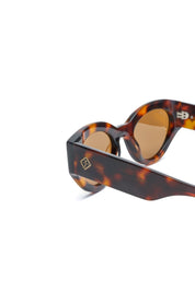 Brown Tortoise Bombay Beach Sunglasses