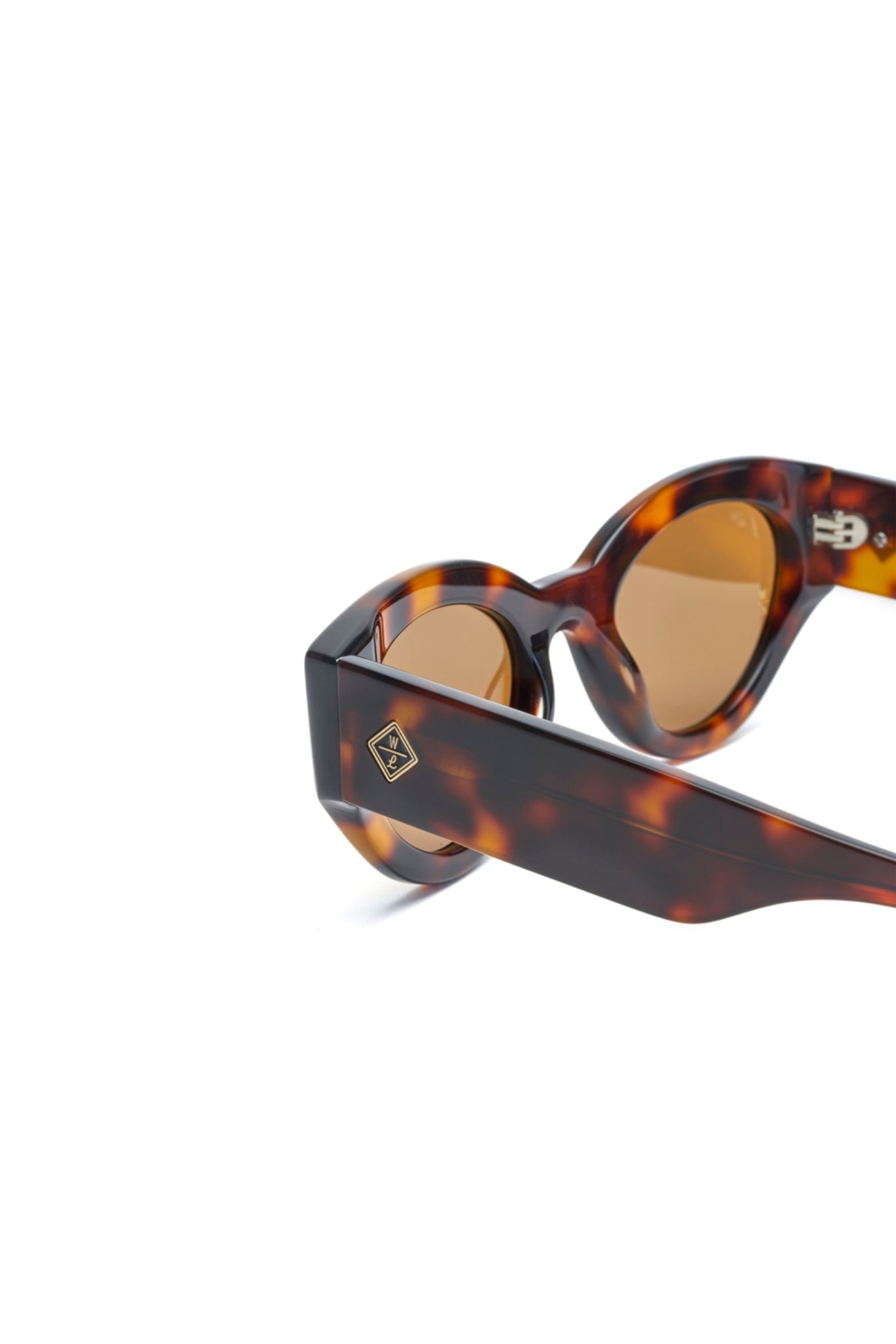 Brown Tortoise Bombay Beach Sunglasses – Prism Boutique display picture 1