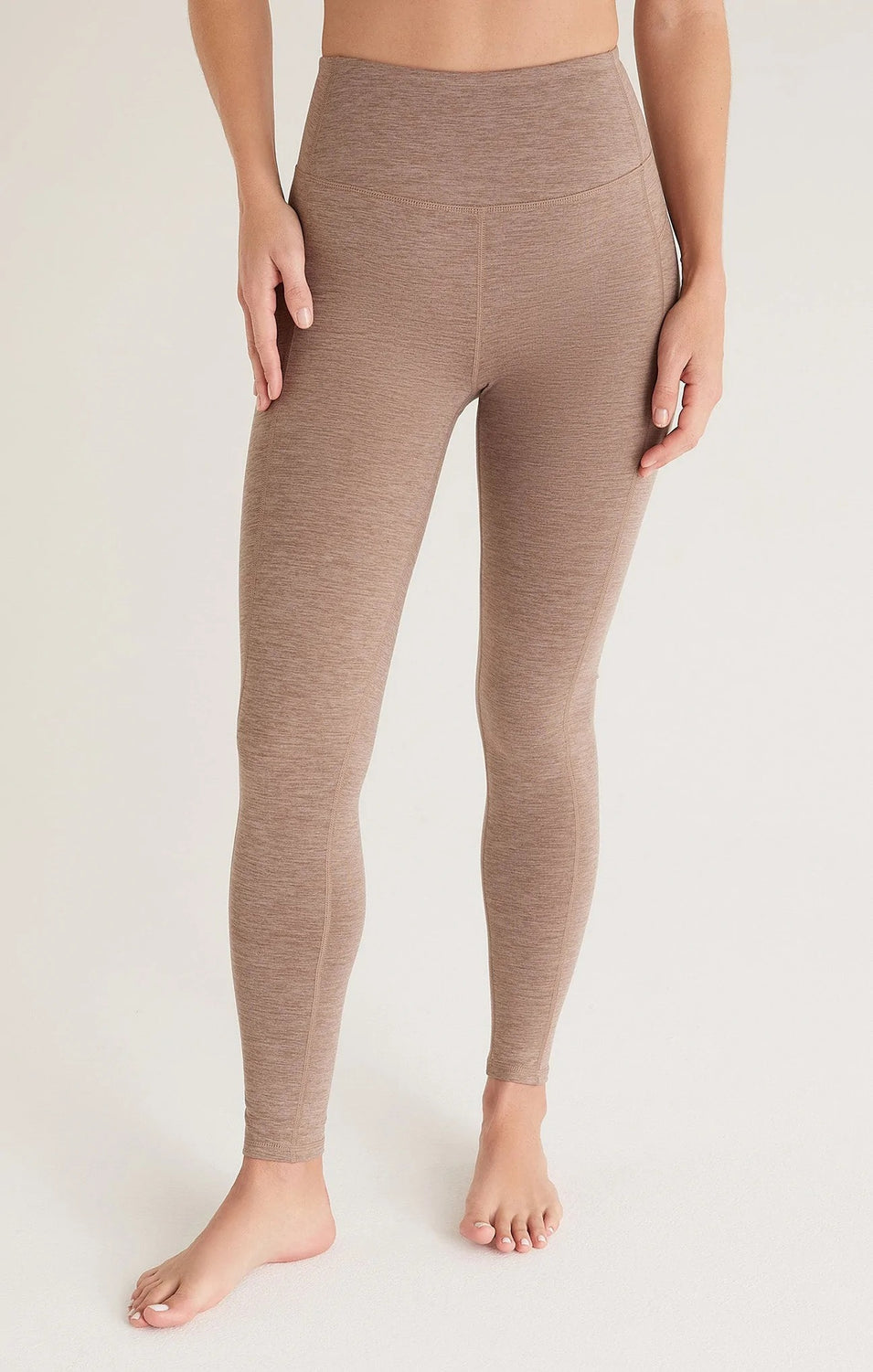 Heather Taupe Feel Good 7/8 Legging