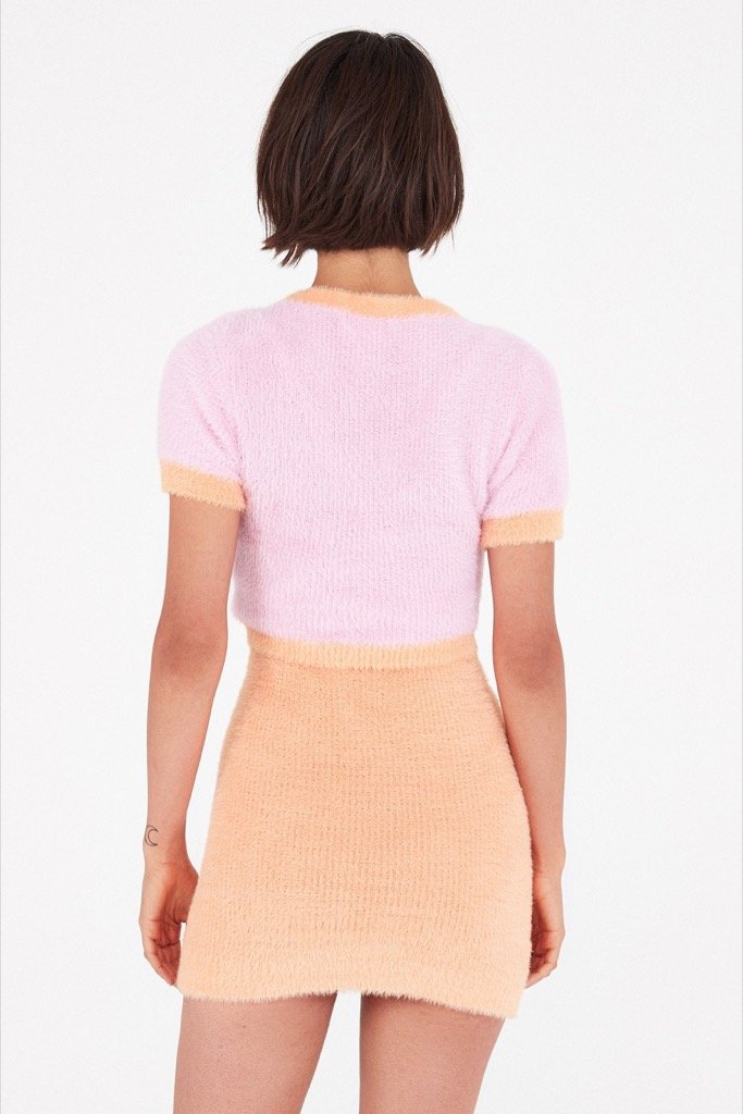 Pink Alanis Crop Cardi