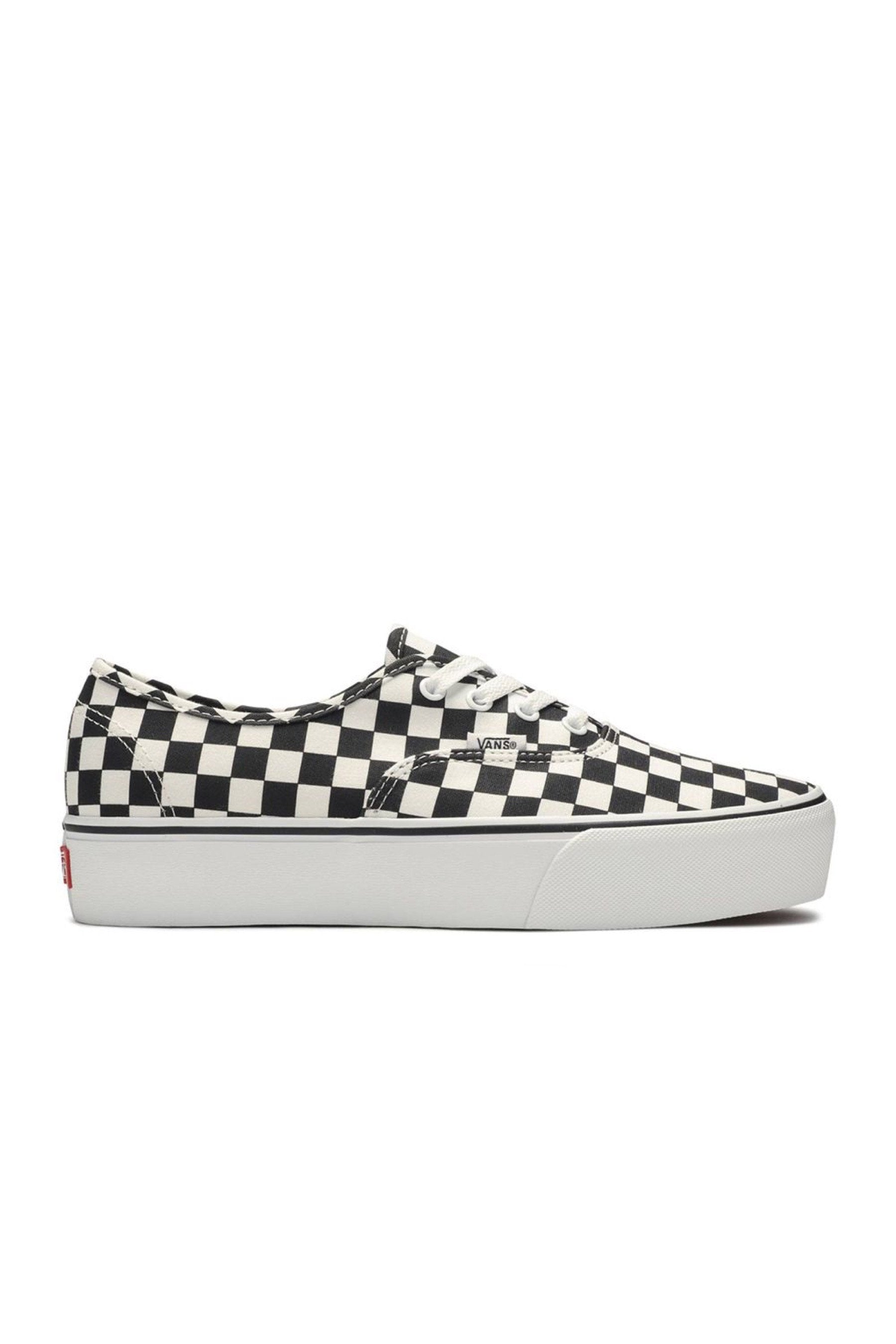 Vans authentic platform checkerboard sales