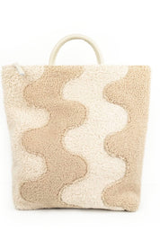 Beige Waves Backpack