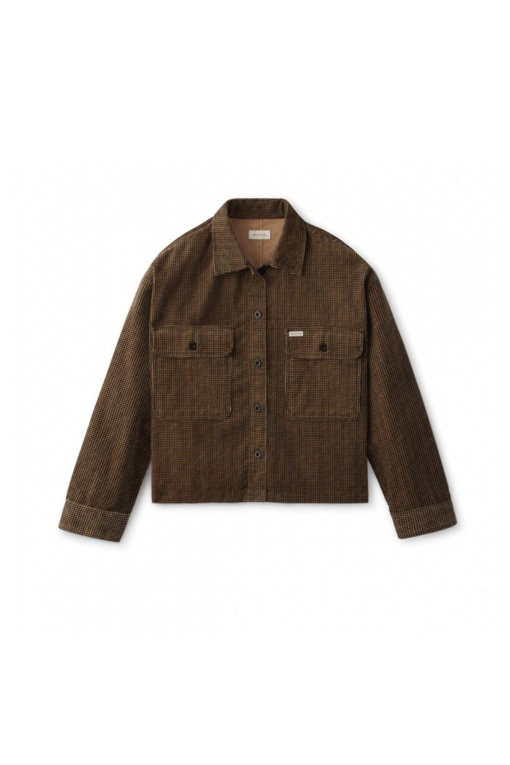 Khaki Houndstooth Bowery Flannel