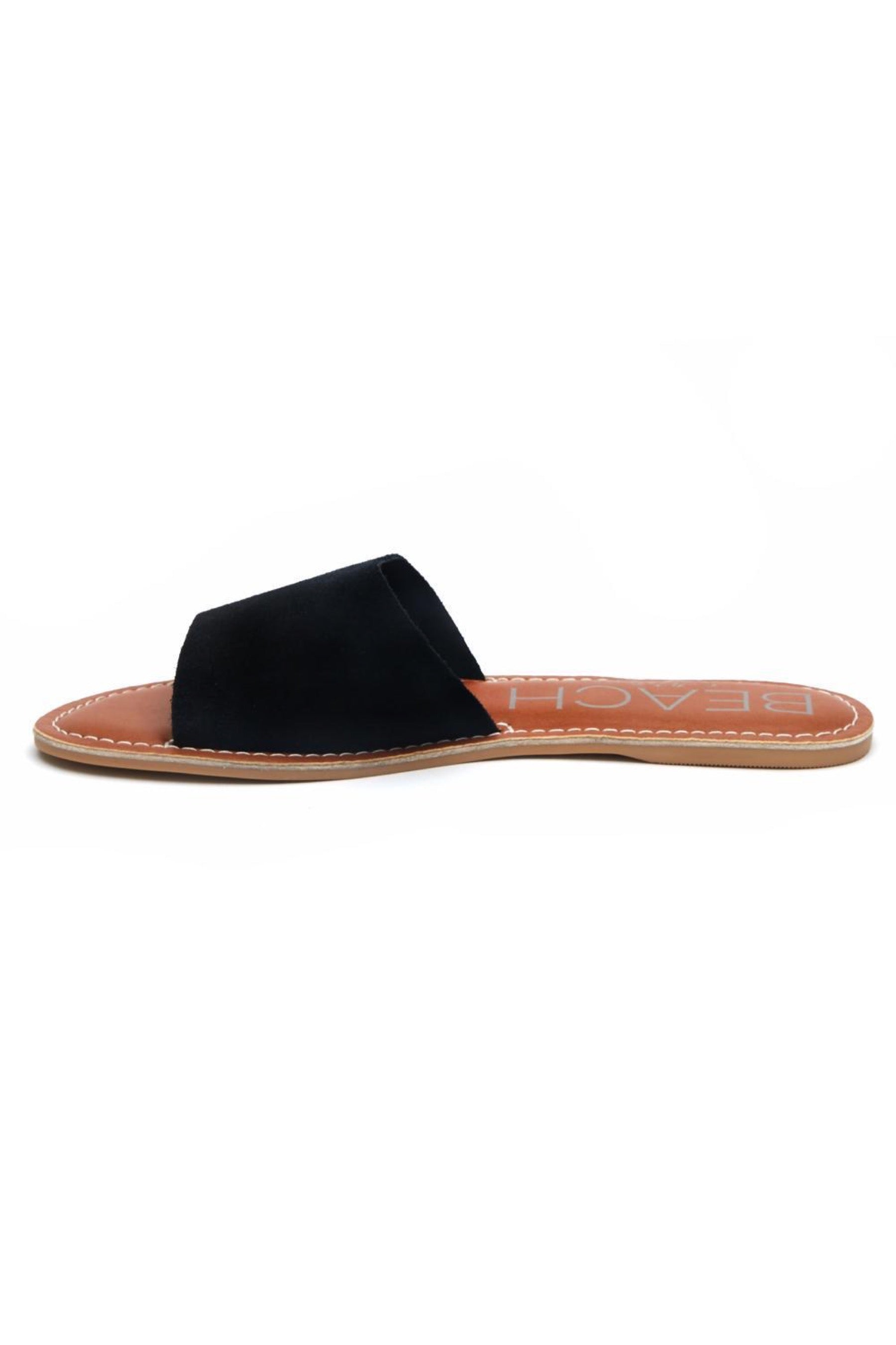 Black Suede Cabana Sandal