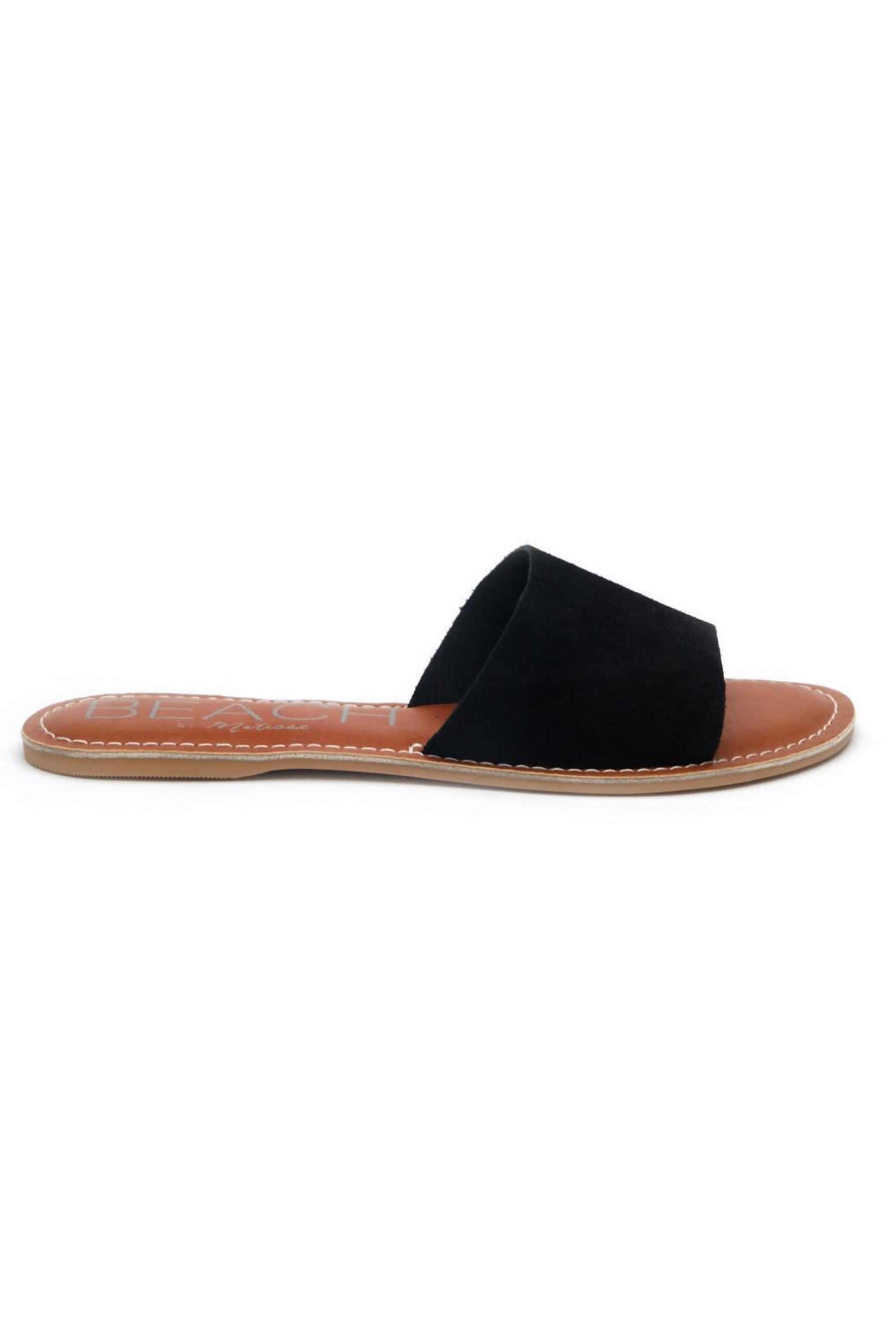 Black Suede Cabana Sandal
