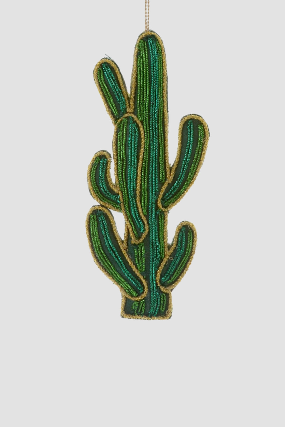 Tinsel Cactus Ornament